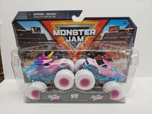 Spin Master Monster Jam Series 28 Double Pack Sparkle Smash - Picture 1 of 3