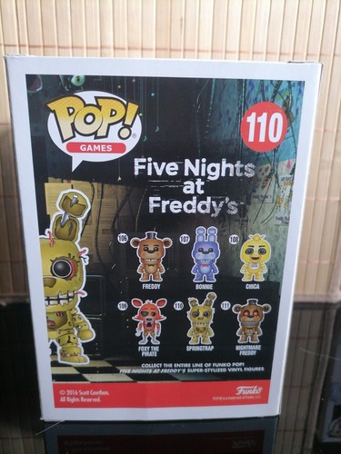 Funko Pop Games Springtrap 110 Figure - Picture 3 of 6