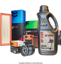 Kit Tagliando Filtri Champion e 8L Olio Fiat Ducato  2.5 TDI 94- 80KW 109CV