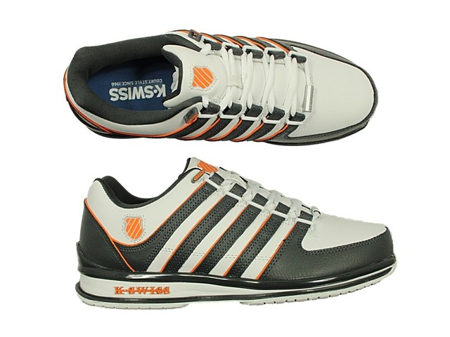 k swiss mens white trainers