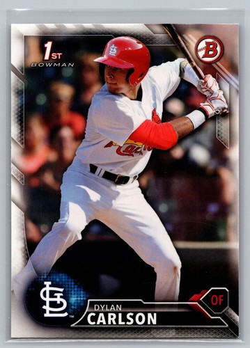 Dylan Carlson #BD-3 2016 Bowman Draft card