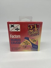 24 Game Primer Factors Multiply Divide Mathematics Flash Card Puzzles   SEALED