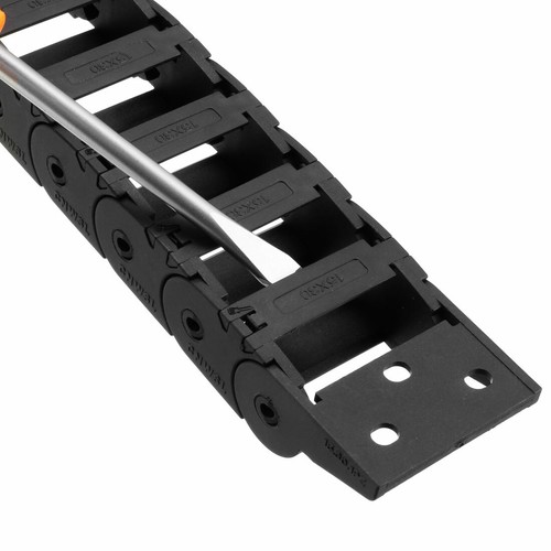 Drag Chain Cable Carrier Open Type with End Connectors 15X30mm 1 Meter Plastic - Picture 4 of 9