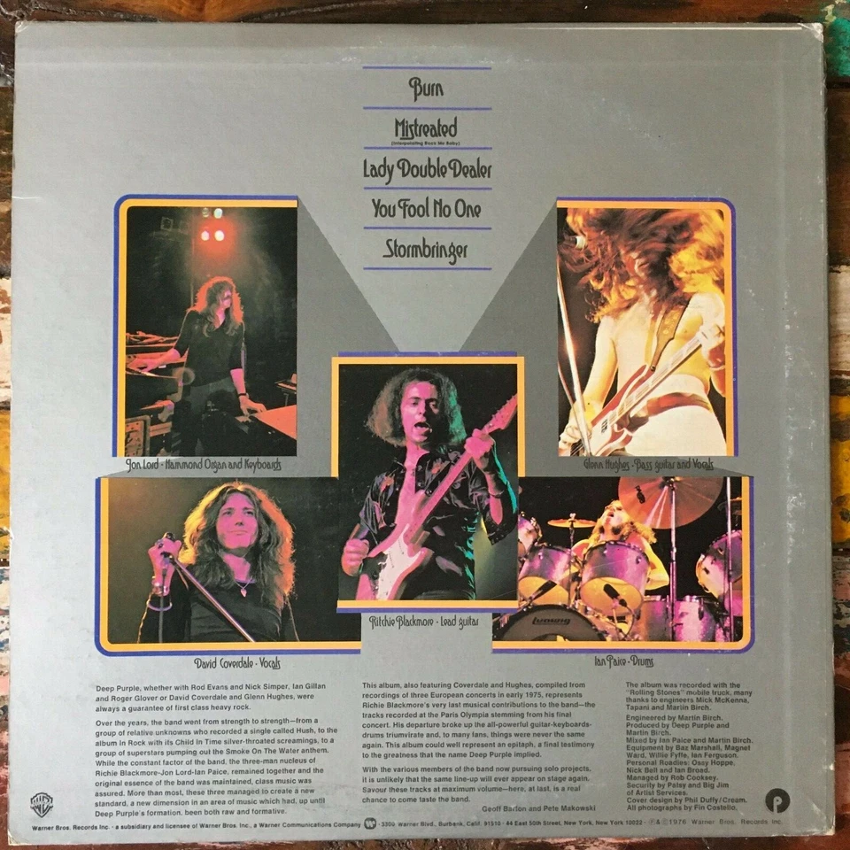 Deep Purple – Made In Europe P-10262W JAPAN EX LP Tested Whitesnake Rainbow - Image 4 of 4