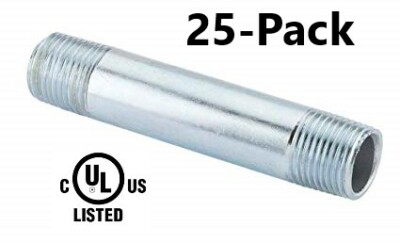 3/4 in. Diameter (2 in. long) Galvanized Nipple Rigid/IMC Conduit (25-Pack)