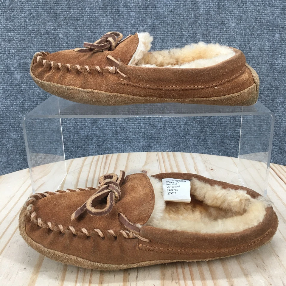 Zapatillas LL Bean Niños 13 Wicked Good Mocasín Beige Sin cordones Cómodas Pisas 296248 Foto 2 de 4