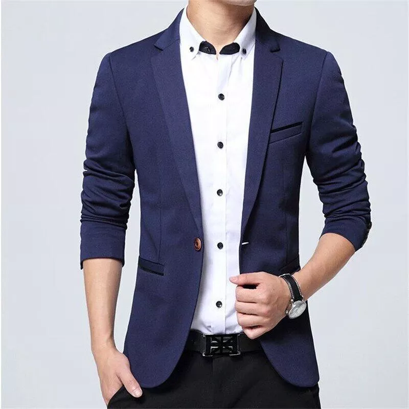 Casaco masculino slim fit 2025