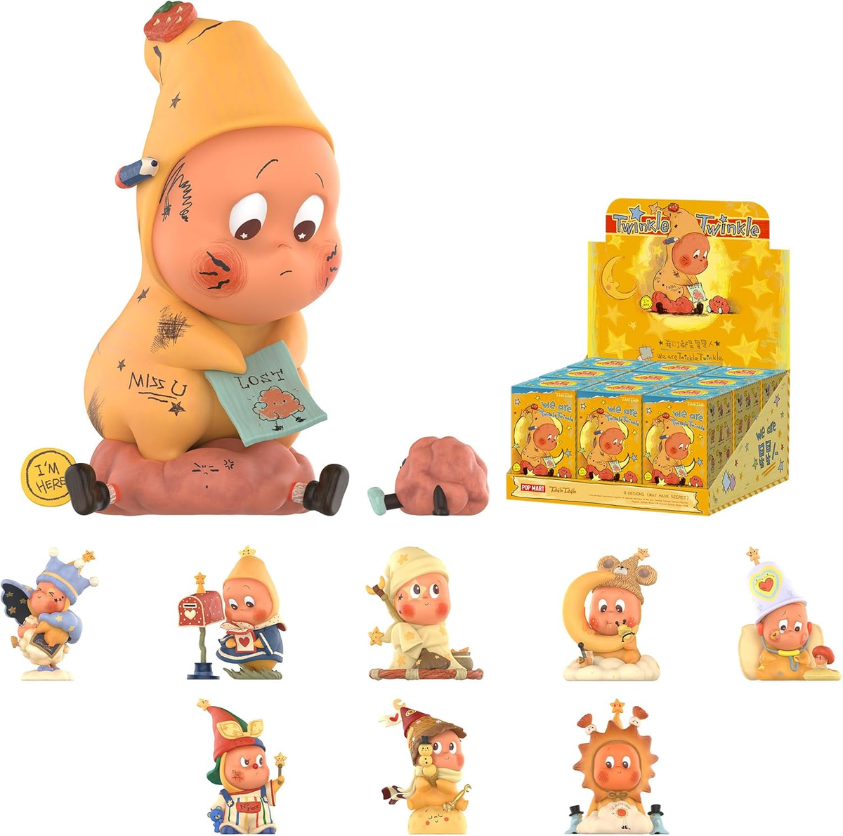 POP MART We Are Twinkle Twinkle Series Figures, 9Pcs Twinkle