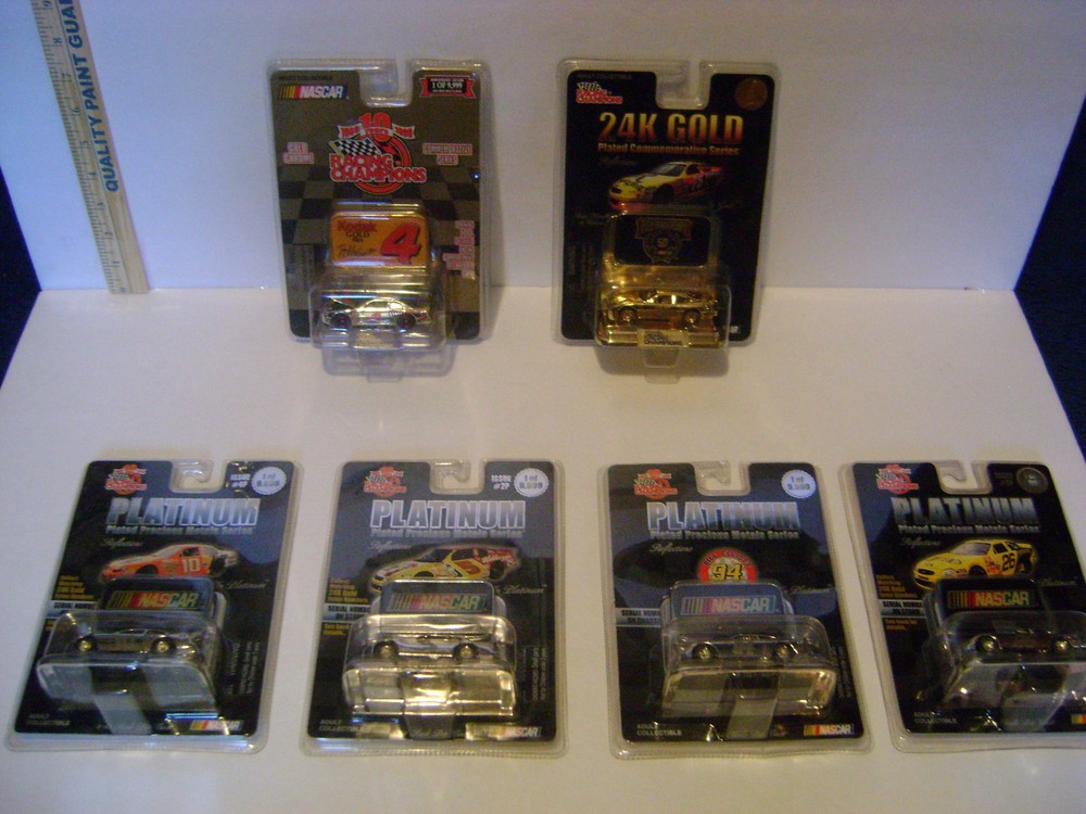 LOT OF 6 NIP RACING CHAMPIONS LIMITED EDITION COLLECTIBLE CARS
