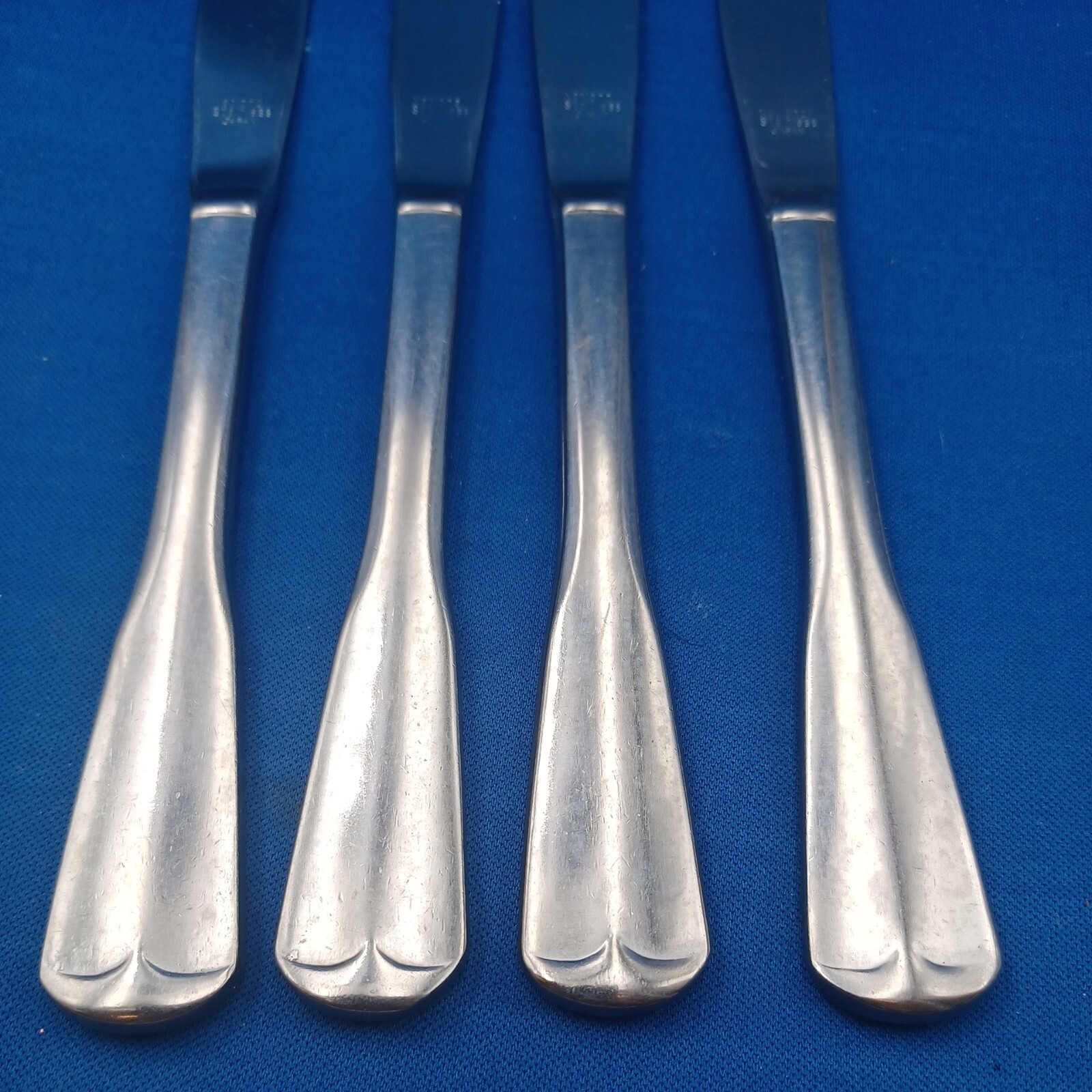 Lot of 4 National OLDE SALEM Stainless Dinner Knives 8 1/2" eBay