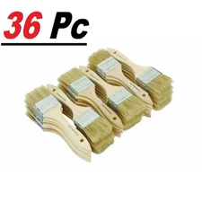 36 Chip Brush Brushes Perfect Adhesives Paint Touchups Sizes 0.5" 1" 1.5" 2" 3"