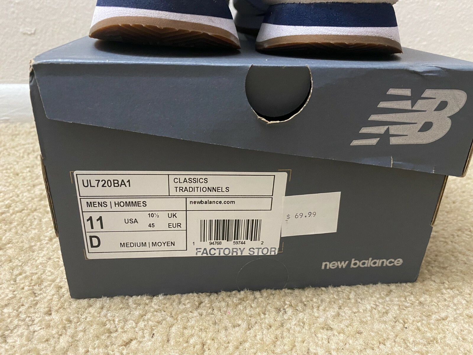 New Balance 720 купить в Америке, лот 403373349287