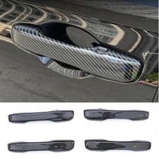 For Honda Accord 2023 Carbon Fiber Exterior Car Door Handles Cover Trim