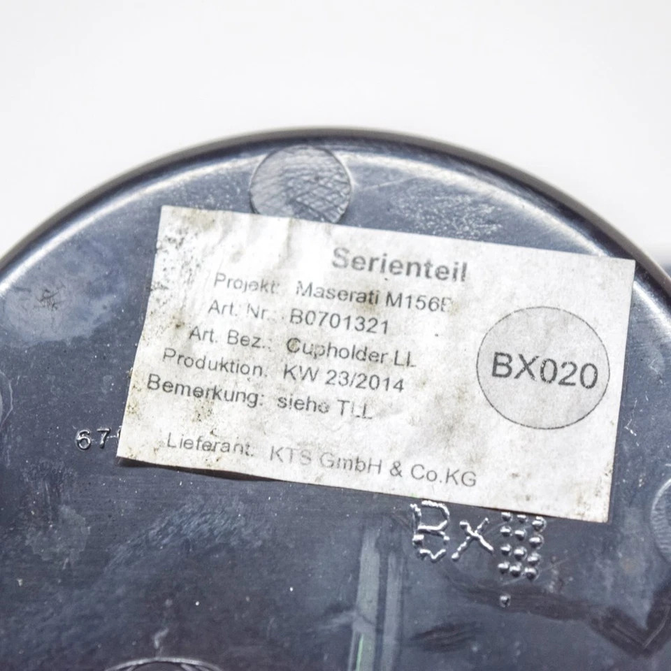 Maserati Ghibli M157 Cup Holder Center Console B0701321 3.0 Gasoline 301Kw 2015 Foto 4 de 4