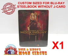 1x BLU-RAY STEELBOOK NO J-CARD (SIZE BR4) - CLEAR PLASTIC BOX PROTECTORS SLEEVE