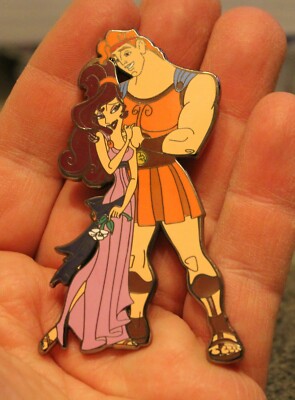 PIN HERCULES & MEGARA HUGGING JUMBO FANTASY LIMITED EDITION HADES WEDDING MEG