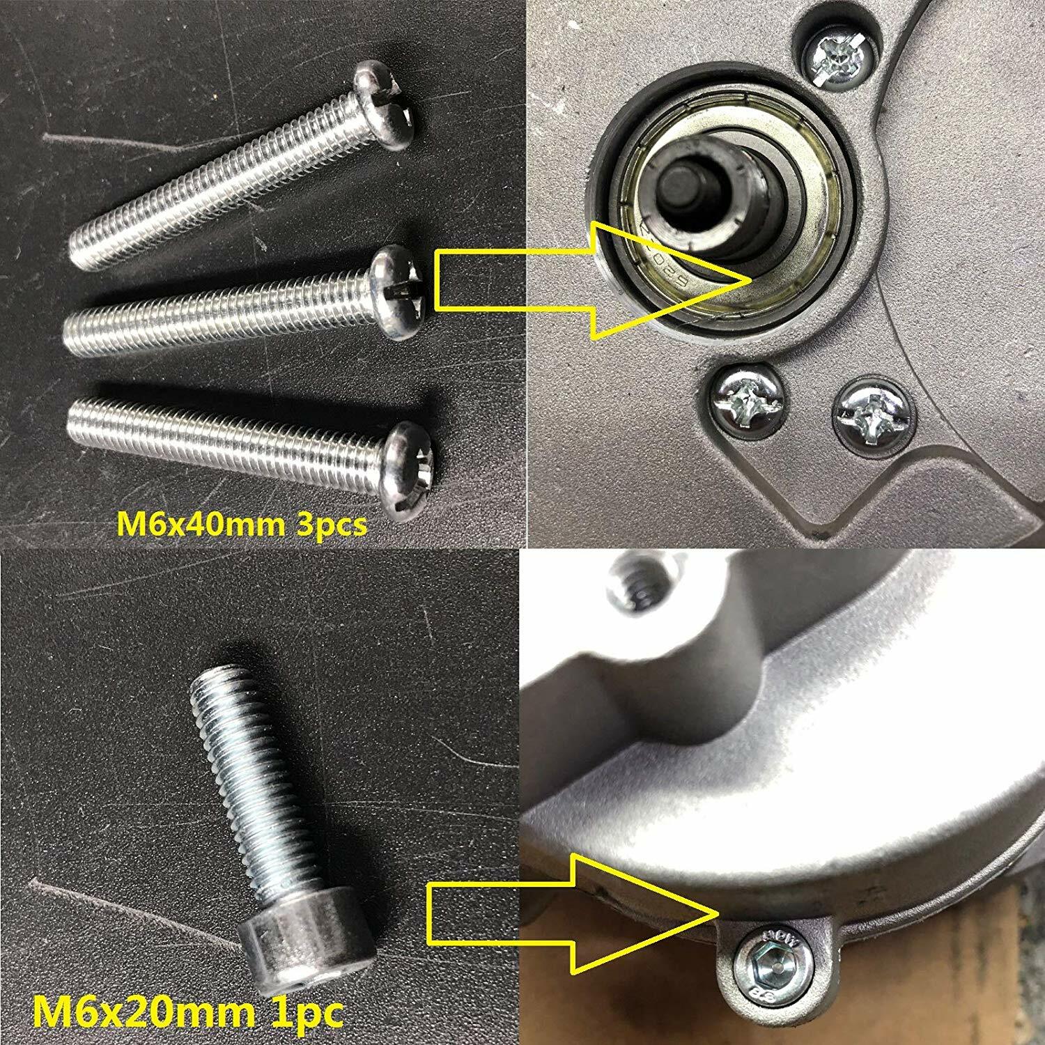 DONSP1986 Motor Bolts Studs,Screws Set,2 Stroke 66cc/80cc,Gas Motorized Bicycle