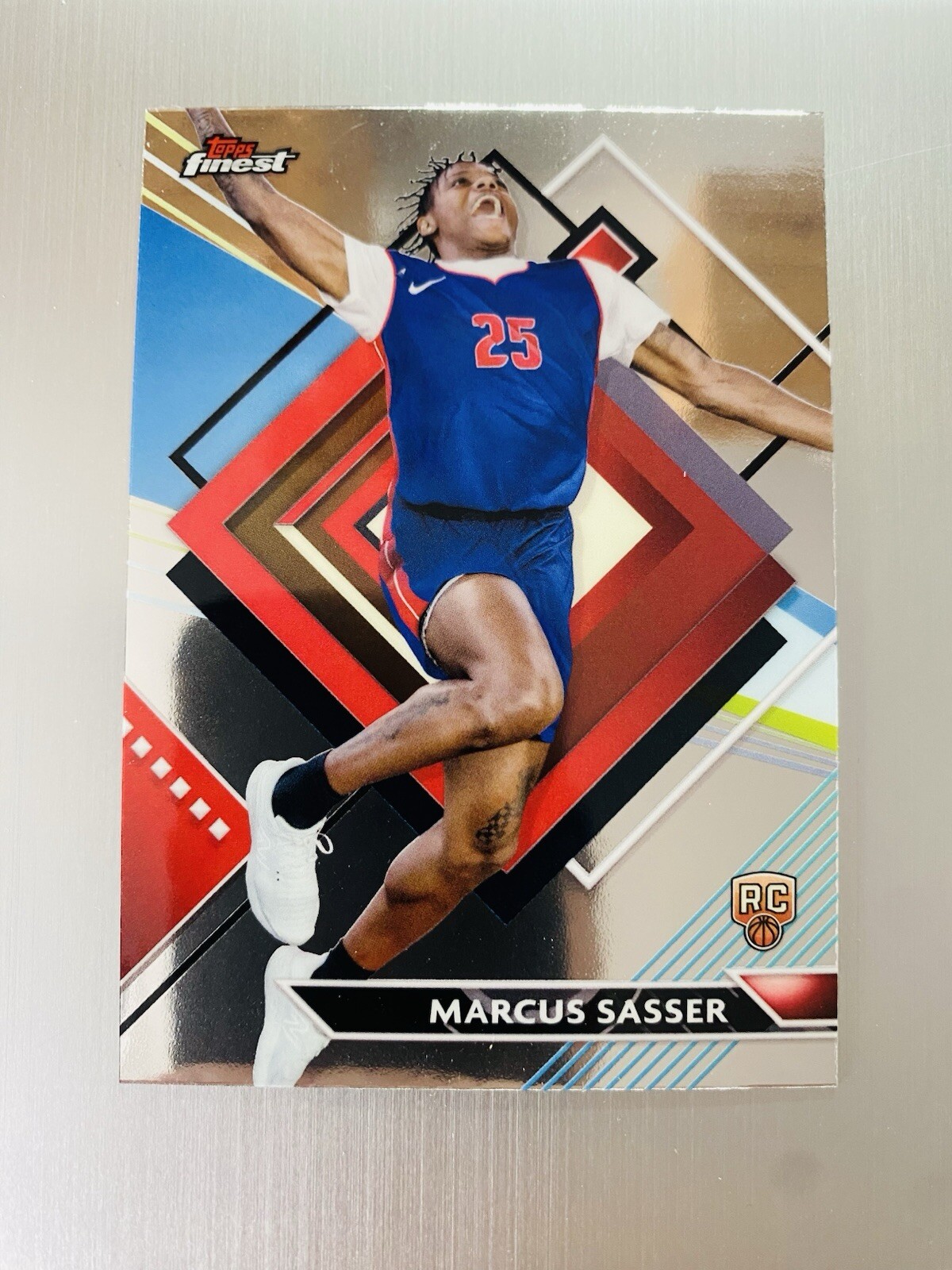 Marcus Sasser 2023-24 Topps Finest Rookie #290 Rare Detroit Pistons Rc