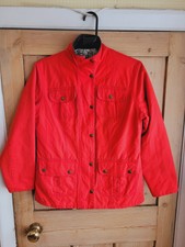 John Partridge Waxed Coat Size Uk 10 (between Armpit 19 Inches Made In England ,