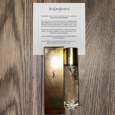 NEW with box YSL Touche Eclat Blur Primer Universal Gel Fluid -1oz (NIB)