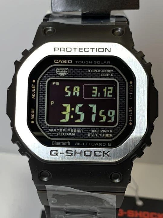 CASIO G-SHOCK GMW-B5000MB-1JF Tough Solar Black Mens Watch Used