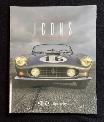 NEW 2017 RM Sotheby's ICONS Auction Catalog Ferrari 250 GT LWB California Spider