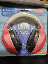 Lucid Hearing Bluetooth Hearmuffs For Infant/Toddler 0-4 Years - Pink 