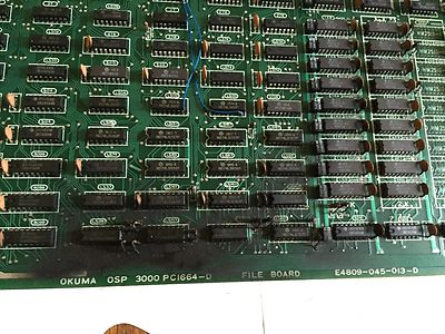 OKUMA OSP3000 PC-1664-D E-4809-045-013-D FILE BOARD,FM | eBay