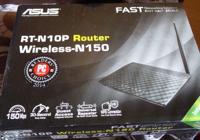 ASUS RT-N10 150 Mbps 4-Port 10/100 Wireless N Router RT-N10P in box UNK TBD