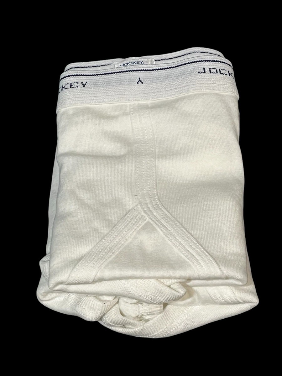2 VTG JOCKEY Y FRONT FLY TIGHTY WHITIES BRIEF FULL CUT UNDERWEAR