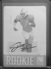 2007 Donruss Elite Magenta Printing Plate Rookie Autograph 158 Jon Beason 1 of 1