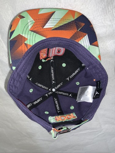 Space Jam Air Jordan Hat Jump Man Youth Cap Purple What's Up Jock - Picture 8 of 12