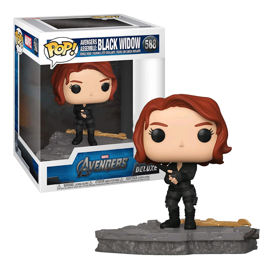 Avengers Assemble Black Widow Exclusive Pop! Deluxe Figure #588 Oe