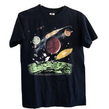 Vintage 90's Human-i-Tees GLOW IN THE DARK Meteor Shower Very Rare Small