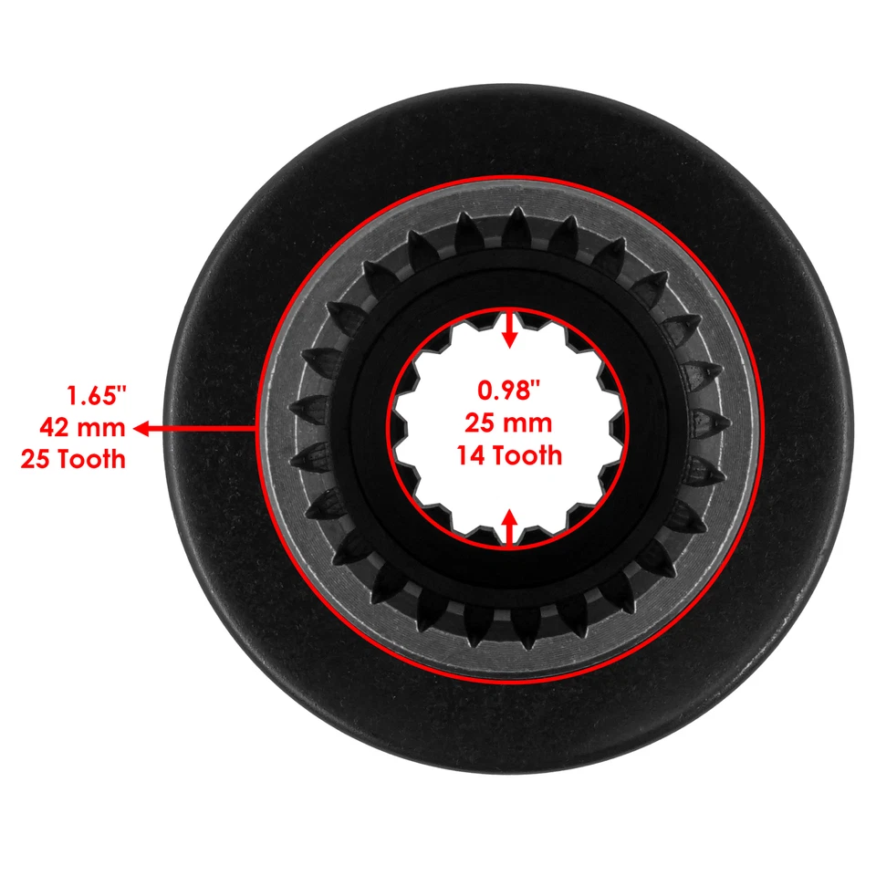 Acoplamiento de brida eje de transmisión medio para Yamaha 5UG-45593-00-00 Foto 3 de 4