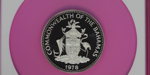 Top Pop Finest Known 1978 PF 69 Bahamas Milo Butler Proof Silver $10 NGC 7031 - Picture 4 of 4