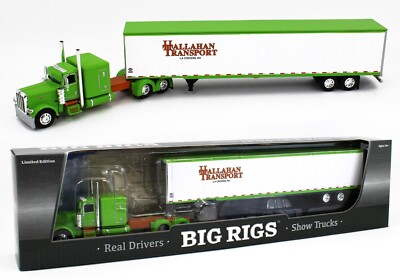2023 DCP 1:64 *BIG RIGS #9 HALLAHAN TRANSPORT* Peterbilt 389 w/53
