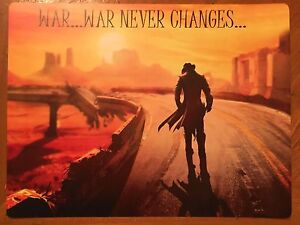 Tin Sign Vintage Fallout War War Never Changes Ebay