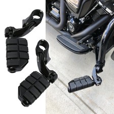 32mm 1.25" Engine Guard Highway Foot Pegs Rest Pedals For Honda Suzuki Kawasaki