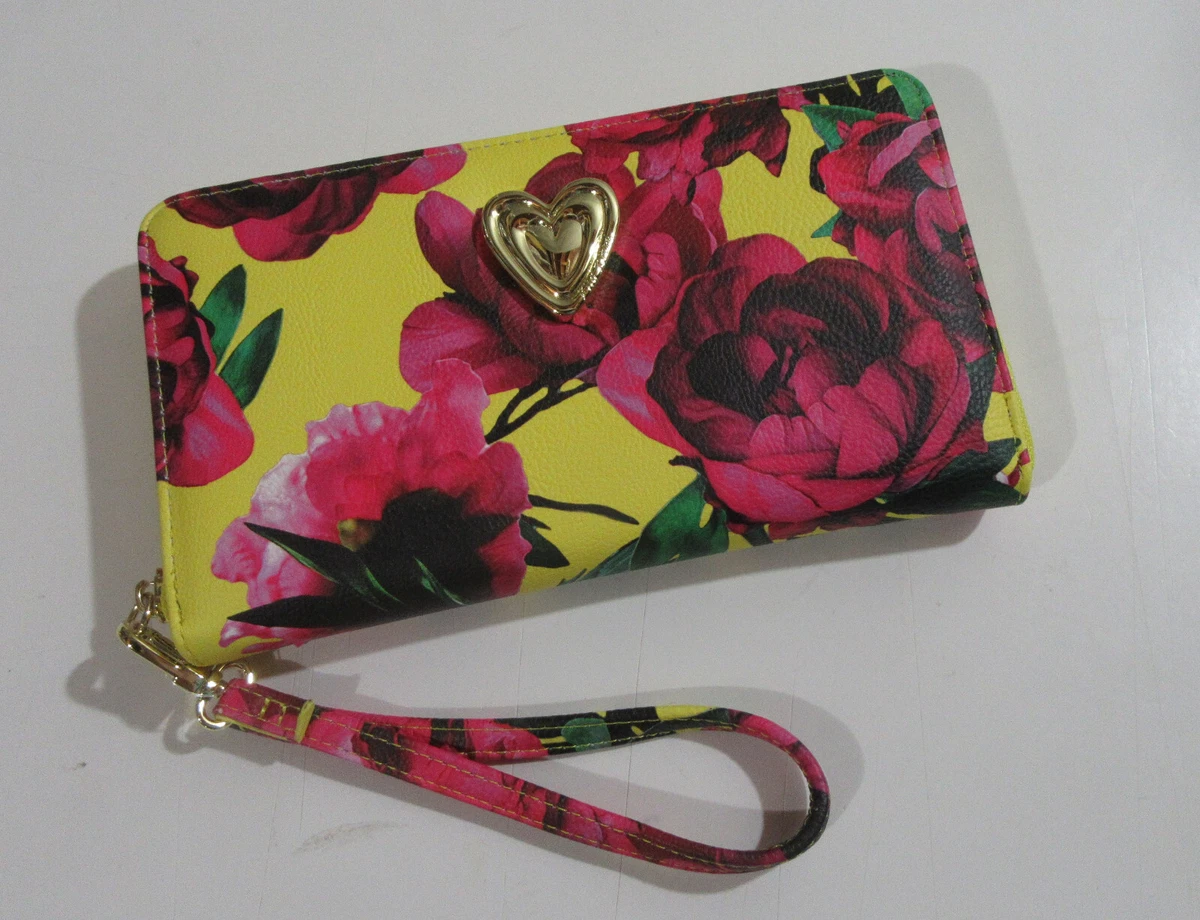 Betsey johnson online yellow floral purse