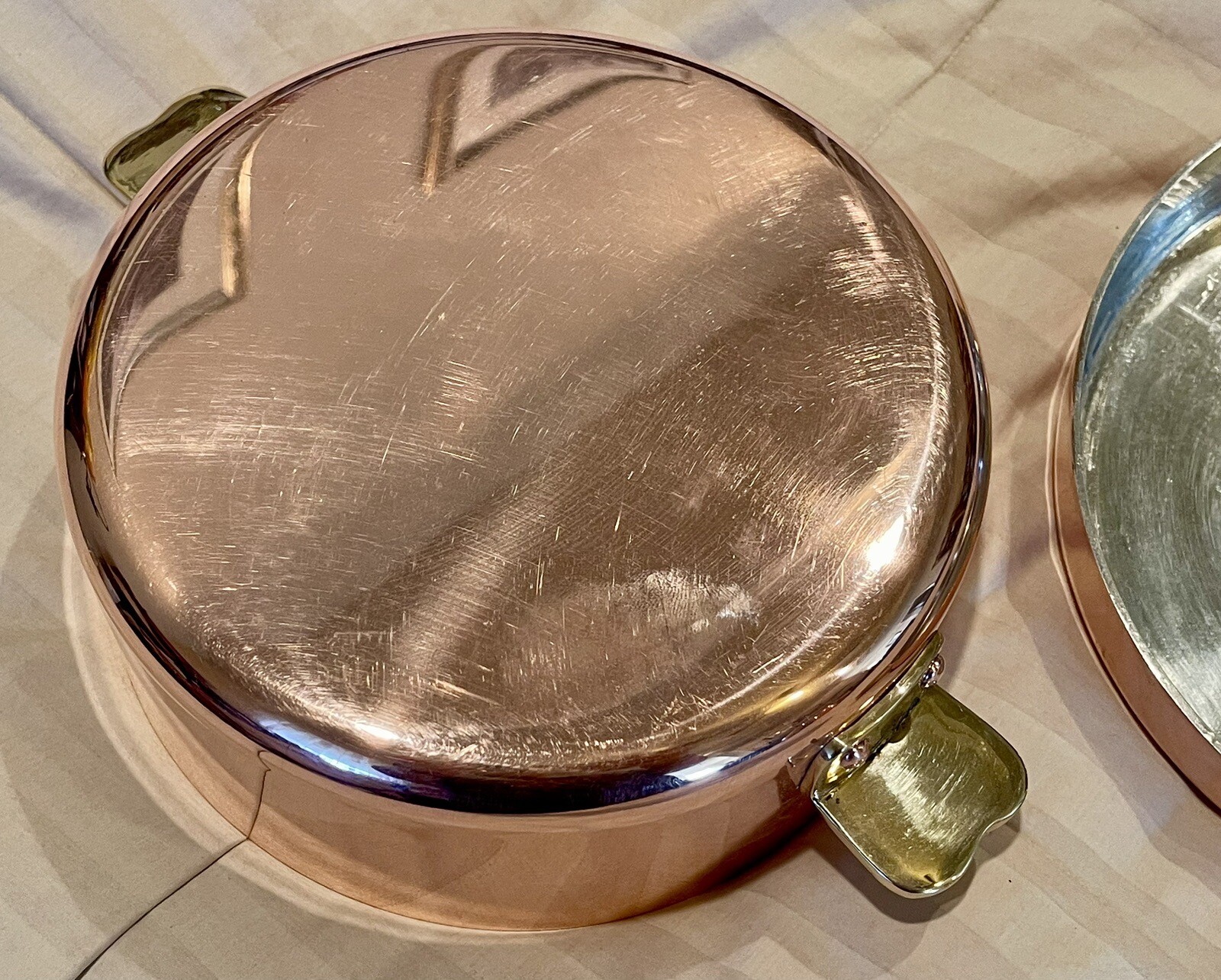 Vintage MADE IN FRANCE Copper Pommes Anna Casserole Pan eBay