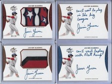 2015 Leaf Trinity JAVIER GUERRA 3 Color Bronze Foil Patch Auto RC Padres