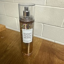 Bath  Body Works Snowy Peach Berry Fragrance Mist 8oz New Rare Htf