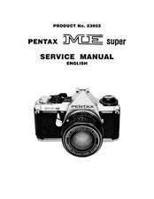 Pentax ME SUPER Camera Service Repair Manual  Parts List PDF
