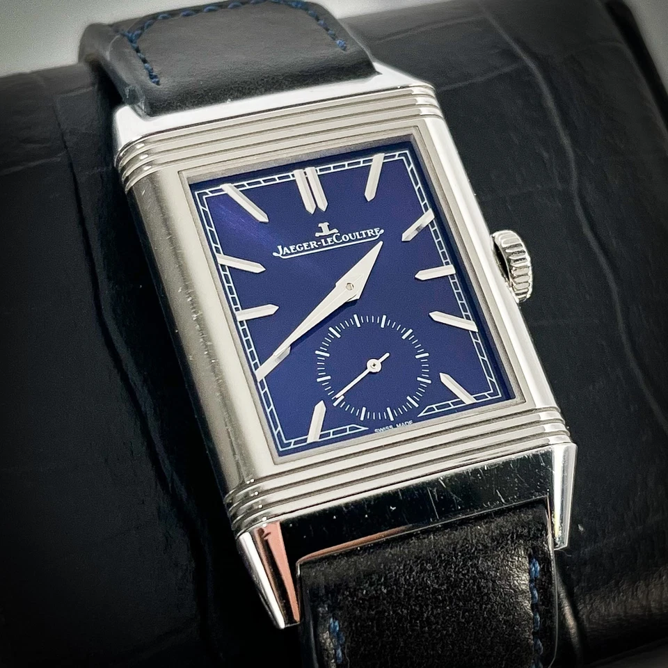 Jaeger LeCoultre Reverso Tribute Blue 2020 Ref Q3978480 214.8.62 Mono Face - Image 4 of 4