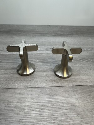 Brizo HX70475-BN Odin Wall Mount Tub Filler Cross Handles Brushed Nickel *READ*