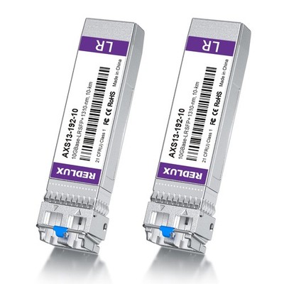 10G SFP+ Transceiver, 10G-LR SFP+ Module, 1310nm SMF, Dual LC Connector, up t...