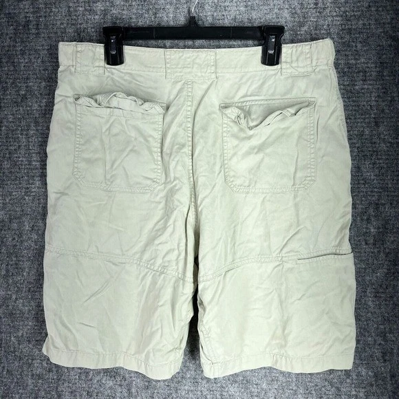 Pantalones Cortos Tommy Bahama Relax Para Hombres 35 Tencel Algodón Beige Cómodos Suave Ropa de Verano Foto 2 de 4