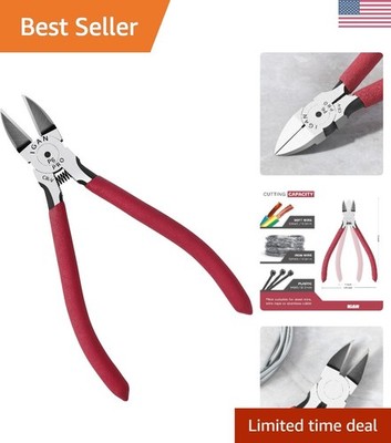 P6 6-inch Ultra Sharp & Powerful Side Cutter Clippers with Longer Flush Cutti...