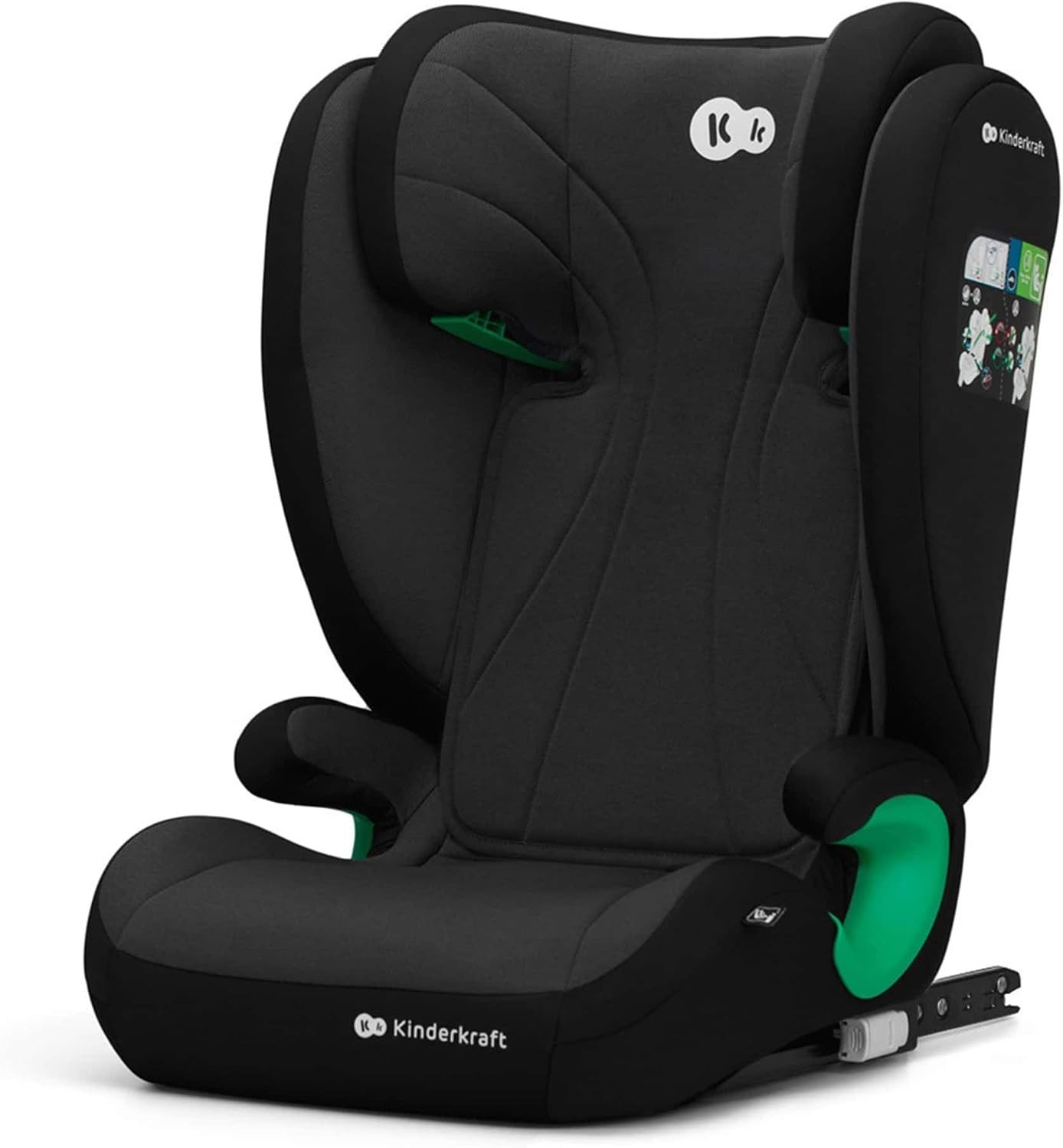 Kinderkraft JUNIOR FIX 2 Car Seat 4-12 Years, I-Size 100-150 cm - Black